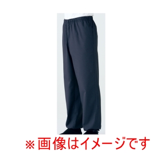 サカノ繊維 サカノ繊維 男女兼用 和風パンツ 黒×青紫 LLサイズ SLB673-1