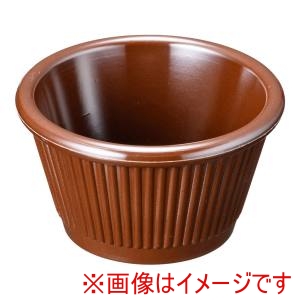 ジェスナー GESSNER ジェスナー メラミン ラメキンリブ付 0384A ブラウン