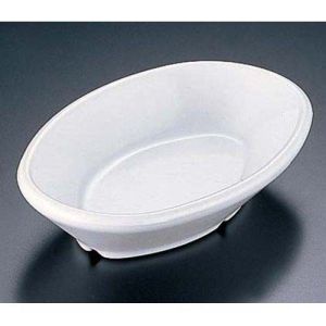 遠藤商事 TKG TKG ジェスナー メラミン オーバルディッシュ 0314 ホワイト RDI4202 遠藤商事