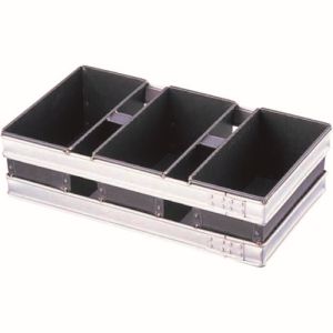 遠藤商事 TKG TKG スルトン トライプラス 2斤食パン型 3連結 蓋無 WST1501 遠藤商事
