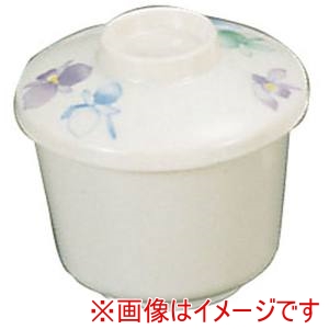 エンテック エンテック メラミン「すみれ」蒸し椀 大 蓋付 VO-42