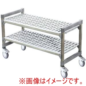 トラスト Trust トラスト DTL3507 360型移動式シェルビング2段 1530×H750 メーカー直送 法人限定　代引不可 北海道沖縄離島不可