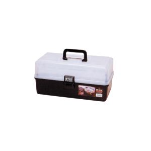 アイリスオーヤマ IRIS アイリスオーヤマ 33-BL 237118 237118 小物ケース マイキット 325×190×150 クリア/ブラック