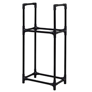 アイリスオーヤマ タイヤラック 普通自動車 幅59×奥行36×高さ127 耐荷重 120kg KTL-590 ブラック