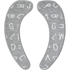 オカトー OKATO オカトー ソルトル吸着便座シート アルファベット グレー