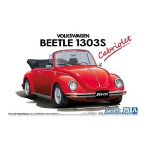 アオシマ アオシマ 61541 ザ☆モデルカー 75 1/24 フォルクスワーゲン 15ADK ビートル 1303S カブリオレ 75