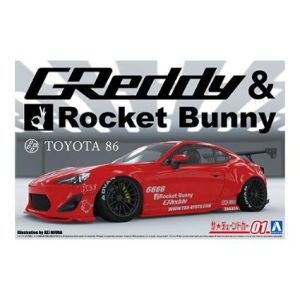 アオシマ アオシマ 61862 ザ チューンドカーNo.1 1/24 ZN6 TOYOTA 86 12 GREDDY&ROCKET BUNNY ENKEI Ver.