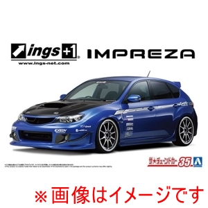 アオシマ アオシマ ザ チューンドカー No.35 1/24 ings GRB インプレッサ WRX STI 07 スバル