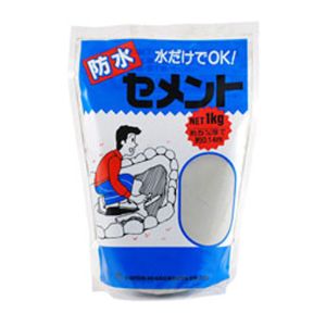 家庭化学工業 家庭化学工業 防水セメント グレー 1kg