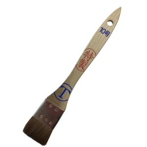 大塚刷毛製造 マルテー シマ毛 金巻 特製 平 茶毛 10号 105202 0010 大塚刷毛製造