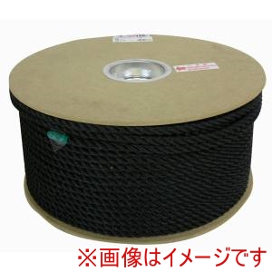 ユタカメイク Yutaka ユタカメイク RE-54 PEカラーロープ ドラム巻 黒 9X150M