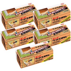 コニシ KONISHI コニシ 26056 ウッドエポキシタモ白 90gセット 5セット