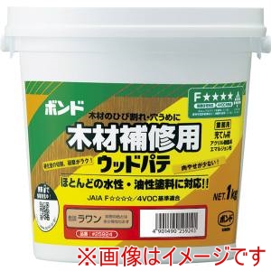 コニシ KONISHI コニシ 25924 ウッドパテ ラワン 1kg 12缶