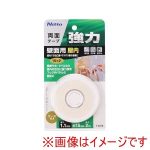 ニトムズ Nitto ニトムズ T4010 強力両面壁面屋内 15MMX2M 10P