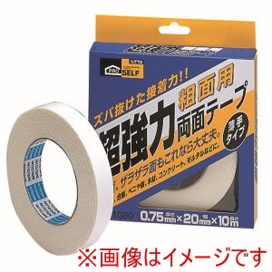 ニトムズ Nitto ニトムズ J1080 超強力両面粗面薄手箱20ミリ 36P