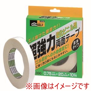 ニトムズ Nitto ニトムズ J1090 超強力両面エンビ厚手箱20ミリ 36P