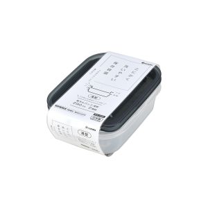 イノマタ化学 inomata イノマタ化学 1846 楽ちんパック 浅型 290ml 2個組 クリアブラック