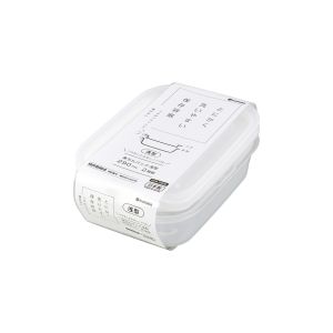 イノマタ化学 inomata イノマタ化学 1846 楽ちんパック 浅型 290ml 2個組 クリアホワイト