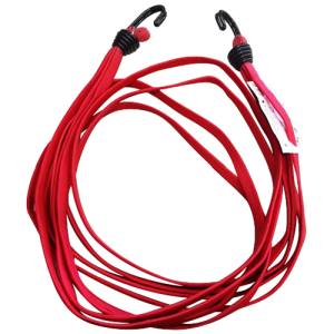 三友産業 三友産業 HR-1671 バンジー平ゴム 赤 120CM