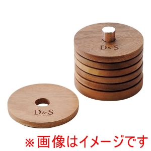 デザインアンドスタイル D&S デザインアンドスタイル D&Sウッドウェア コースター 6pcsセット