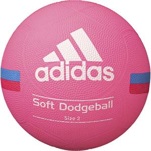 アディダス adidas アディダス アディダス ドッジボール 2号球 ピンク ソフトドッジボール AD212P