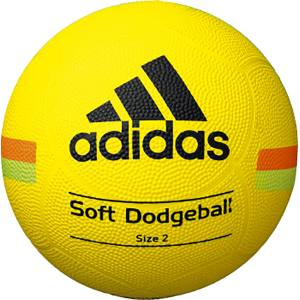 アディダス adidas アディダス アディダス ドッジボール 2号球 イエロー ソフトドッジボール AD212Y
