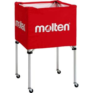 モルテン Molten モルテン ボールカゴ 中 背高 赤 BK0023R