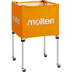 モルテン Molten モルテン ボールカゴ 折りたたみ式ボールカゴ 中 背高 オレンジ BK0023O