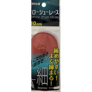 ムトー MUTOH ムトー 82254 フィノア ナローシューレース レッド 110cm Finoa