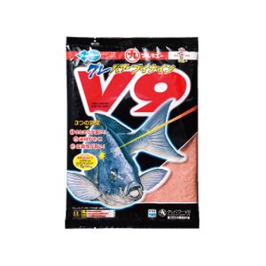 マルキュー マルキュー グレパワーV9 ブイナイン 1700g メジナ グレ