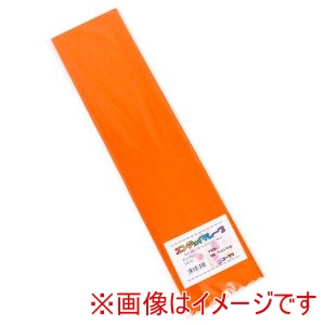 松村工芸 松村工芸 エンジョイクレープペーパー シングルペーパー 2枚入 約50×100cm だいだい 814-1-3
