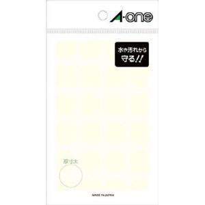 エーワン Aone エーワン 8378 透明保護ラベル 20mmΦ