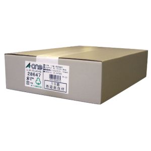 エーワン Aone エーワン 28647 レーザープリンタラベル A4判10面