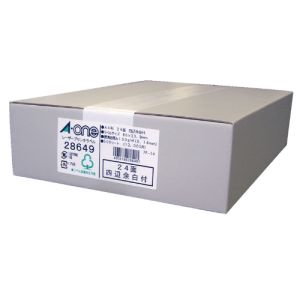 エーワン Aone エーワン 28649 レーザープリンタラベル24面500入