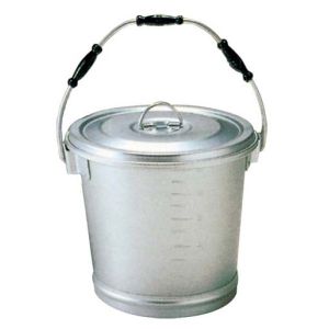 オオイ金属 オオイ金属 216 アルマイト 丸型 一重 食缶 16L