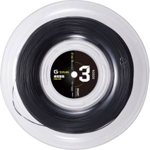 ゴーセン GOSEN ゴーセン 硬式テニス用 ガット G-TOUR 3 16L ブラック 220mロール TSGT302BK GOSEN
