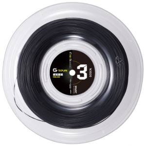 ゴーセン GOSEN ゴーセン 硬式テニス用 ガット G-TOUR 3 17L ブラック 220mロール TSGT322BK GOSEN