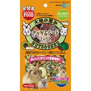 マルカン MG マルカン ナッツ&シードミックス 60g うさぎ リス ハムスター おやつ