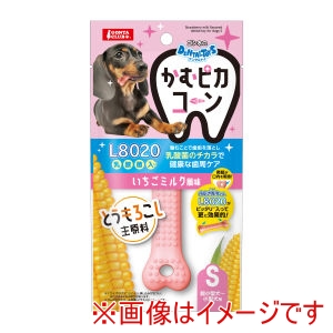 マルカン MG マルカン ゴン太のデンタルトイ かむピカコーン S いちごミルク風味 1個
