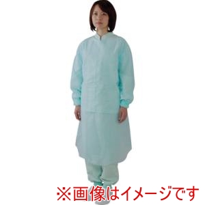 川西 川西 4447BL ガードファイン袖付エプロン手首ゴム10枚入 ブルー