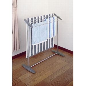 積水樹脂 セキスイ セキスイ ステンレスバスタオル掛け 幅84×奥行32×高さ82cm SBF-10 積水樹脂