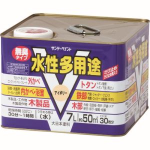 サンデーペイント サンデーペイント #23KA4 水性多用途 茶 7L