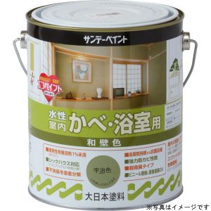 サンデーペイント サンデーペイント #261000 水性室内かべ浴室和壁黄土1600ml