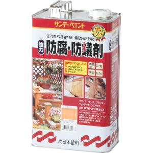 サンデーペイント サンデーペイント #265640 強力防腐防蟻剤 オレンジ 3400ml