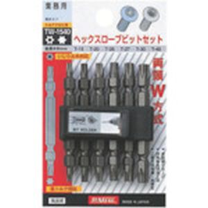 新亀製作所 サンフラッグ SUNFLAG サンフラッグ TW-1540 ヘックスローブビットセット6本組 新亀製作所 SUNFLAG