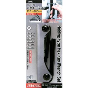 新亀製作所 サンフラッグ SUNFLAG サンフラッグ 3860 ナイフ型六角レンチ 新亀製作所 SUNFLAG