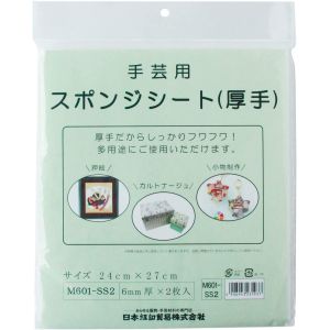 パナミ  Panami パナミ スポンジシート 24×27cm×厚み6mm 2枚入 白 Panami M601-SS2 タカギ繊維