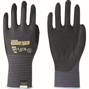 東和コーポレーション トワロン 533-7S ニトリル背抜き手袋 ActiveGrip Advance3双組 7/S 3双入