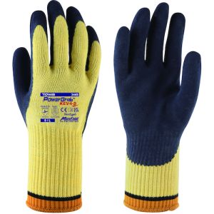 トワロン トワロン 344S-9L 耐切創手袋 PowerGrab KEV4-S 9/L