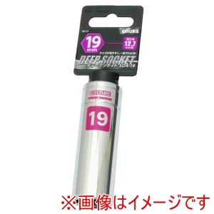 高儀 GIS 高儀 ディープソケット12.7 19mm GIS